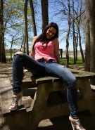 Ann Angel XXX On a Picnic Table #2
